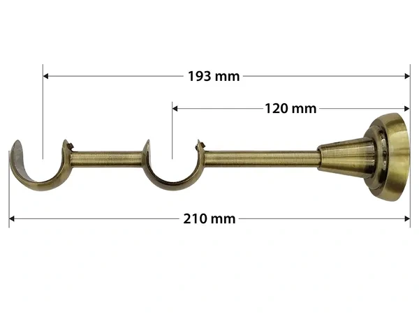 držák 25x25 klasik