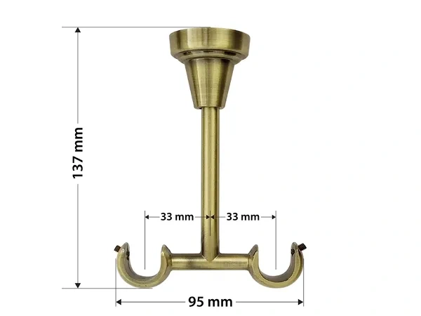 držák 19x19 stropní