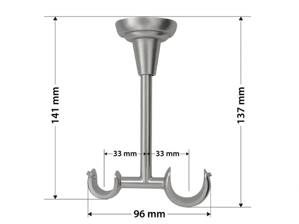 držák 25x16 stropní