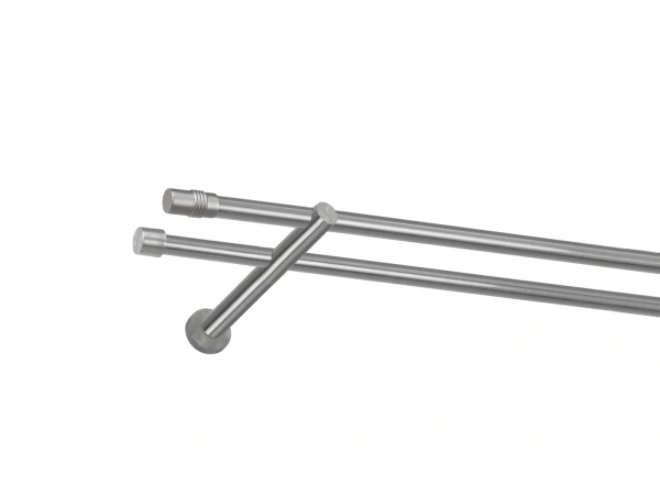 Garnýž 16x16mm - 2 řadá - CYLINDER - satin 1