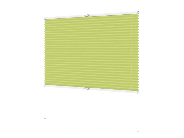 Plisé rolety LUX - látka Fresh lime 11193 - BLACKOUT (zatemňující) 2