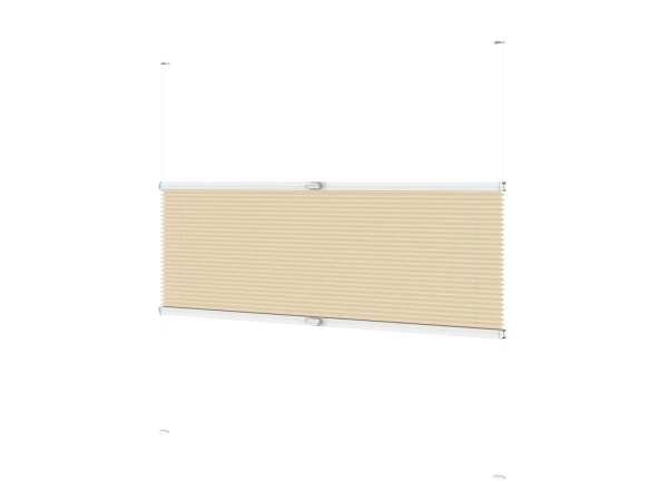 Plisé rolety LUX - látka Almond 11192 - BLACKOUT (zatemňující) 3