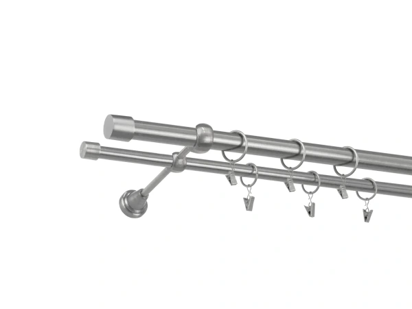 Garnýž 25x16mm - 2 řadá - PULLO - satin