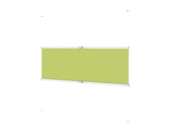 Plisé rolety LUX - látka Fresh lime 11193 - BLACKOUT (zatemňující) 3
