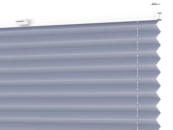 Plisé rolety LUX - látka Danish blue 11070 - PEARL