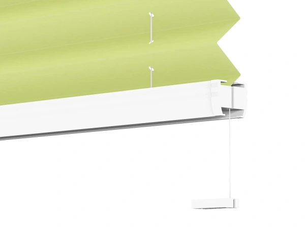Plisé rolety LUX - látka Fresh lime 11193 - BLACKOUT (zatemňující) 6