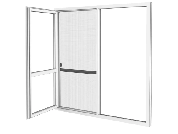 Sítě na DVEŘE - posuvné SLIM - antracit RAL 7016 3