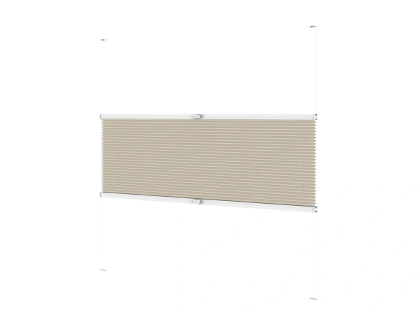 Plisé rolety LUX - látka Crafted linen 11064 - PEARL 3