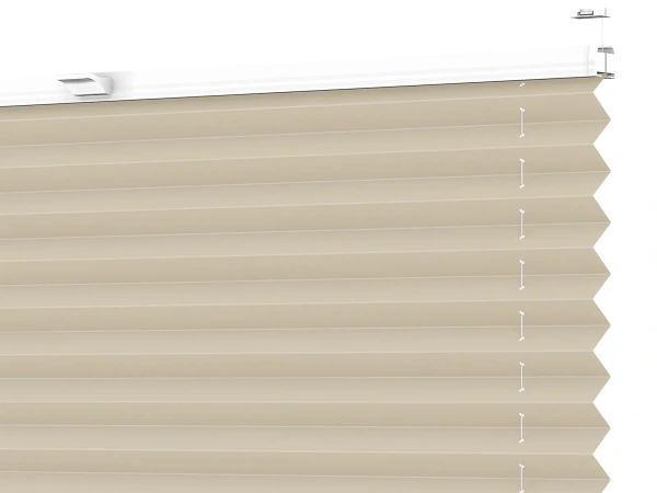Plisé rolety LUX - látka Crafted Linen 11197 - BLACKOUT (zatemňující)