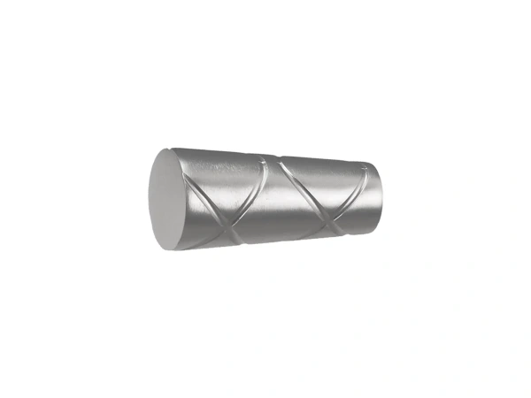 Garnýž 19mm - drážková tyč - 1 řadá - TRAPEZIUM - satin 2