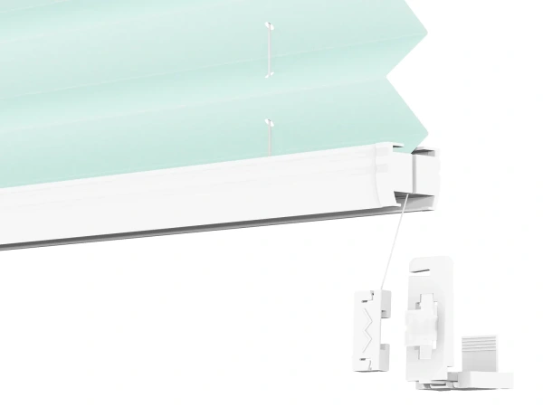 Plisé rolety LUX - látka Cool mint 11240 - BLACKOUT (zatemňující) 5