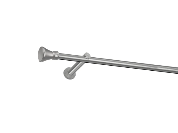 Garnýž 19mm - drážková tyč - 1 řadá - KOLOSEO - satin 1