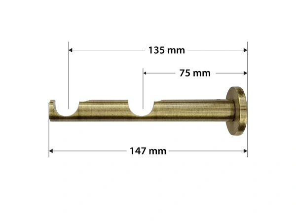 Garnýž 19x19mm - 2 řadá - BOLOGNA - antik 3