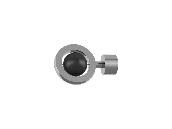 Garnýž 19x19mm obyčejná tyč - 2 řadá - SFERA - bílá a černá 2