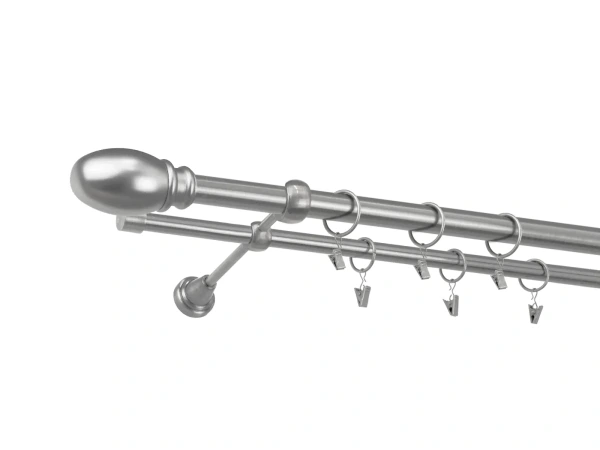 Garnýž 25x16mm - 2 řadá - BELUNO - satin