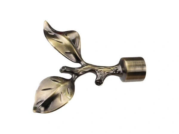 Garnýž 19x19mm - 2 řadá - LIST ROSE - antik 2