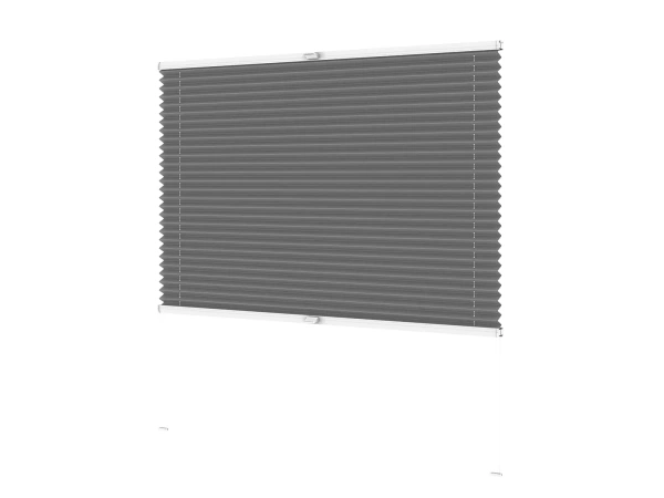 Plisé rolety LUX - látka Soft grey 11194 - BLACKOUT (zatemňující) 2