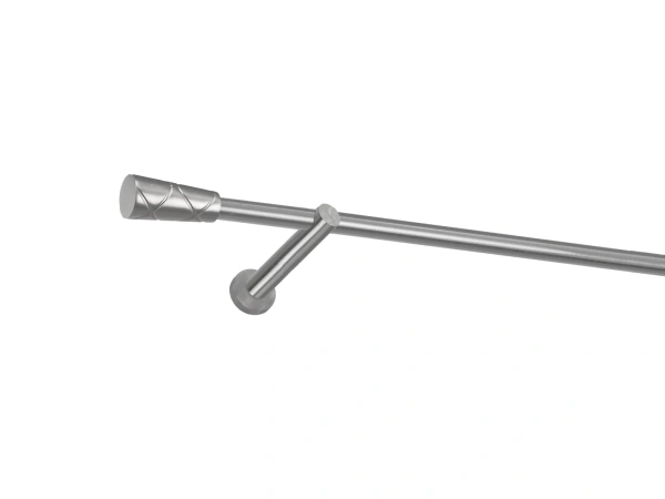 Garnýž 16mm - 1 řadá - TRAPEZIUM - satin 1
