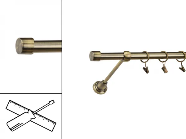 Garnýž 19mm - 1řadá - PULLO - antik