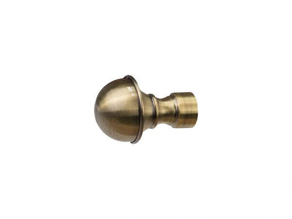 Garnýž 19mm - drážková tyč - 1 řadá - BOSTON - antik 2