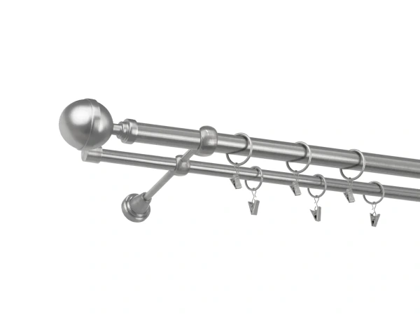 Garnýž 25x16mm - 2 řadá - KALISTO - satin