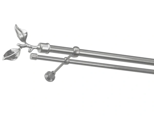 Garnýž 25x16mm - 2 řadá - LIST ROSE - satin 1