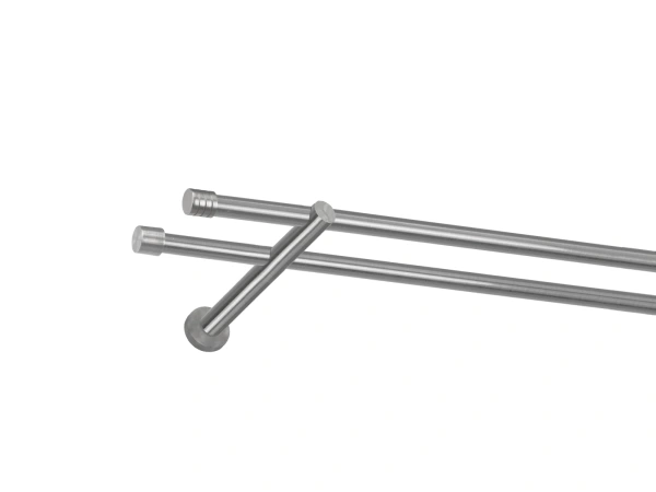 Garnýž 16x16mm - 2 řadá - RADIATOR - satin 1