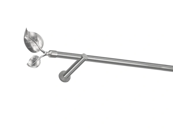Garnýž 19mm - 1 řadá - LIST VELIKÝ - satin 1