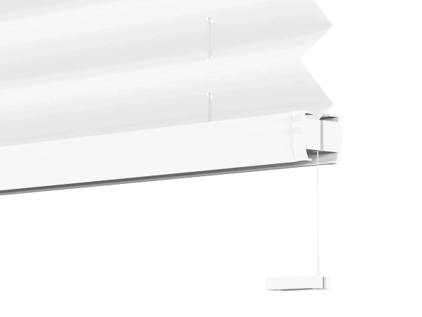 Plisé rolety LUX - látka Blossom White 11191- BLACKOUT (zatemňující) 6