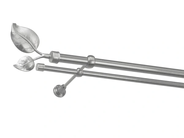 Garnýž 25x16mm - 2 řadá - LIST VELIKÝ satin 1