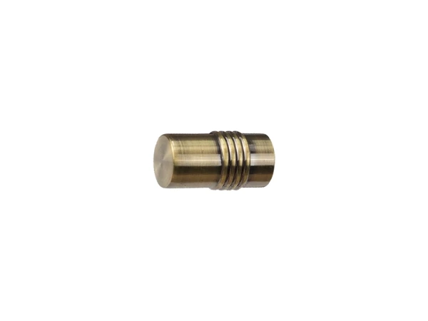 Garnýž 19mm - drážková tyč - 1 řadá - CYLINDER - antik 2