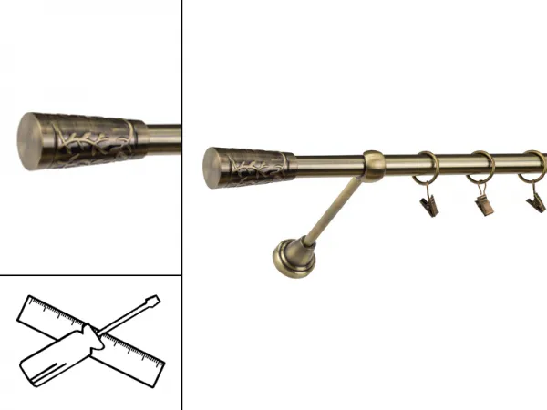 Garnýž 19mm - 1řadá - SEVILLA - antik