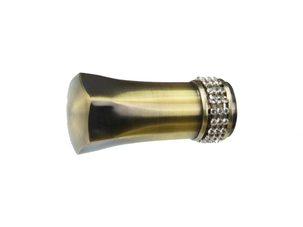 Garnýž 25x16mm - 2 řadá - PLUTON CRYSTAL - antik 2