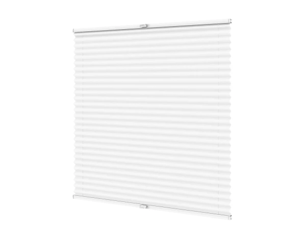 Plisé rolety LUX - látka Blossom White 11191- BLACKOUT (zatemňující) 1