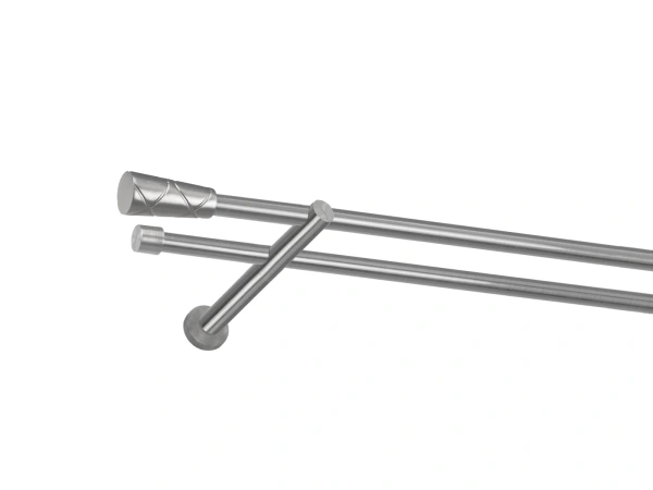 Garnýž 16x16mm - 2 řadá - TRAPEZIUM - satin 1