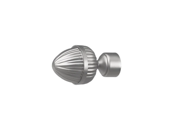 Garnýž 19x19mm - drážková tyč - 2 řadá - ODEON - satin 2
