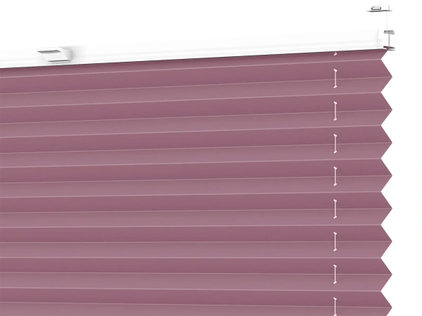 Plisé rolety LUX - látka Fuchsia 11243 - BLACKOUT (zatemňující)