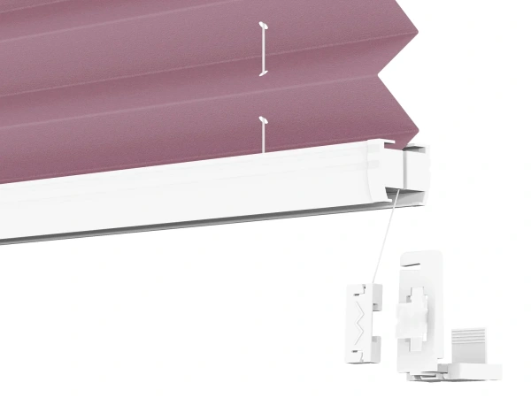 Plisé rolety LUX - látka Fuchsia 11243 - BLACKOUT (zatemňující) 5