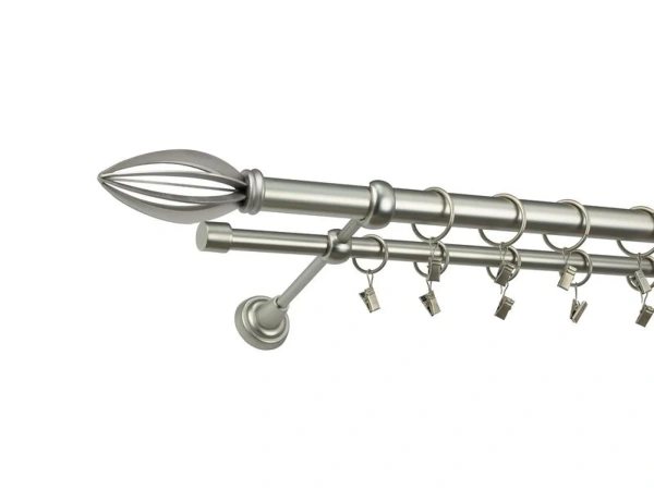 Garnýž 25x16mm - 2 řadá - PANTEON - satin