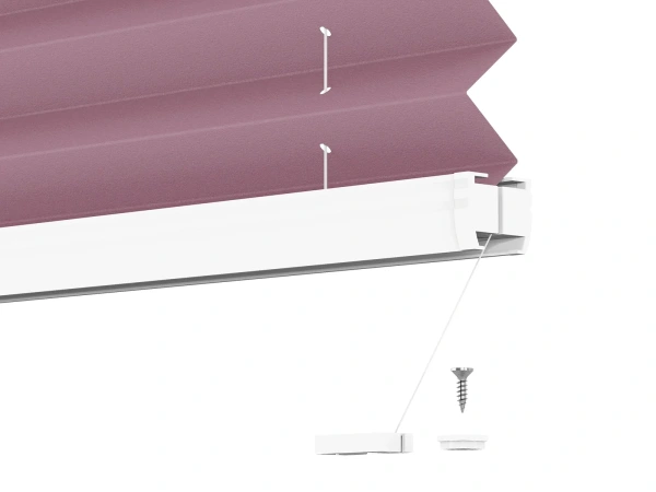 Plisé rolety LUX - látka Fuchsia 11243 - BLACKOUT (zatemňující) 7