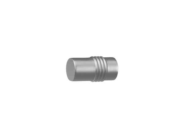 Garnýž 19mm - 1 řadá - CYLINDER - satin 2