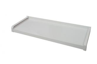 Venkovní hliníkové parapety ohýbané - RAL 9016