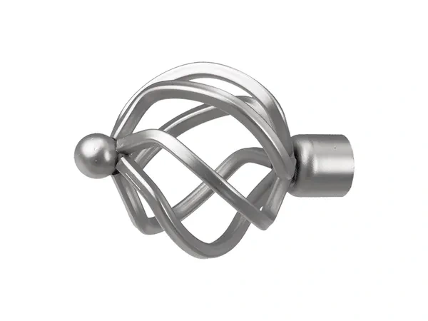 Garnýž 19x19mm - 2 řadá - SPIRAL - satin