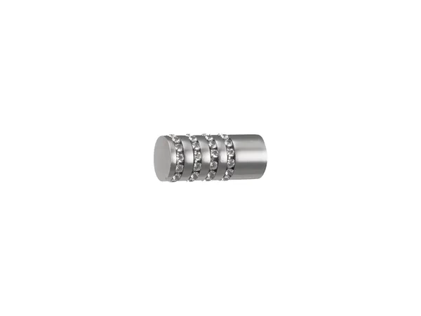 Garnýž 16x16mm - 2 řadá - CYLINDER CRYSTAL - satin