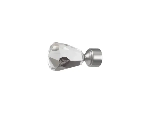 Garnýž 16x16mm - 2 řadá - CRYSTAL CONE - satin