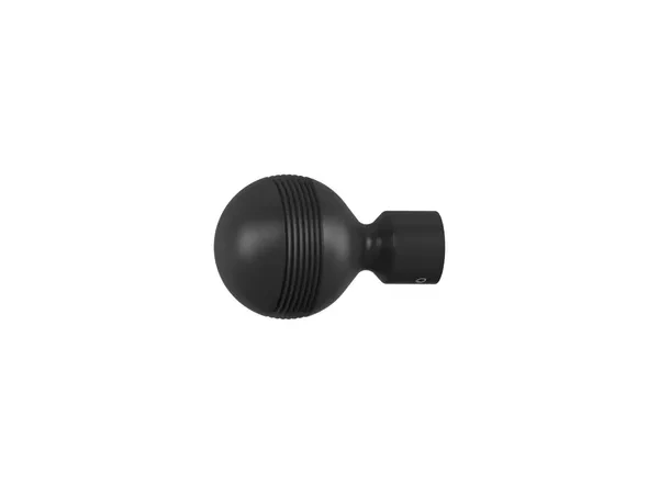 Garnýž 19mm drážková tyč - 1 řadá - GABI - černá
