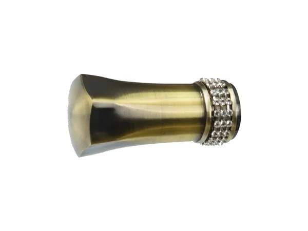Garnýž 25x16mm - 2 řadá - PLUTON CRYSTAL - antik
