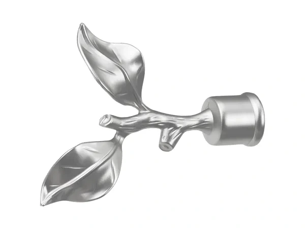 Garnýž 25x16mm - 2 řadá - LIST ROSE - satin