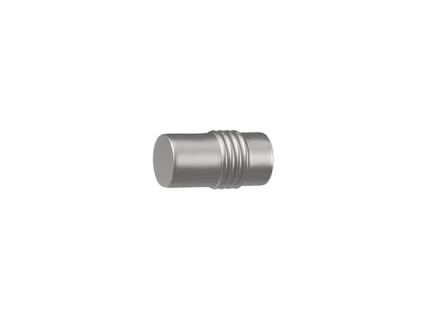 Garnýž 19mm - 1 řadá - CYLINDER - satin